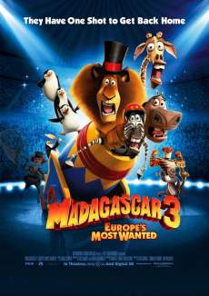 Madagascar 3 2012 Dual Audio Hindi 480p 300MB 